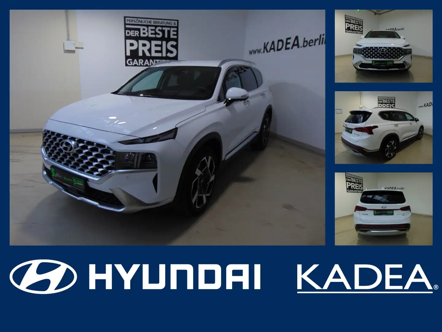 Hyundai SANTA FE 2.2 Navi,Standheizung,Keyless,Head-Up Weiß - 1