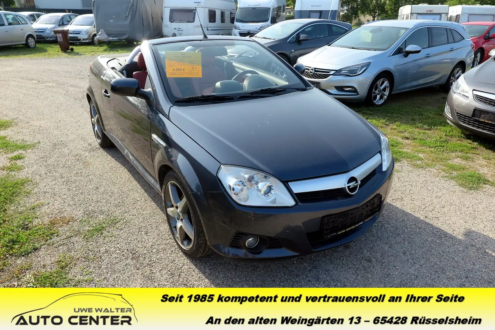 Opel Tigra B Twin Top 1.4 - Allwetterreifen NEU - Leder Gris - 1