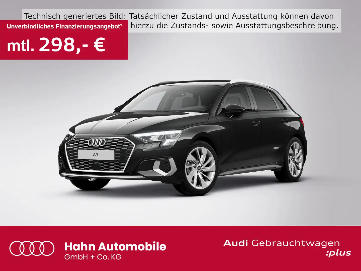 Audi A3 35TDI S-tronic Navi LED Carplay ACC Schwarz - 1