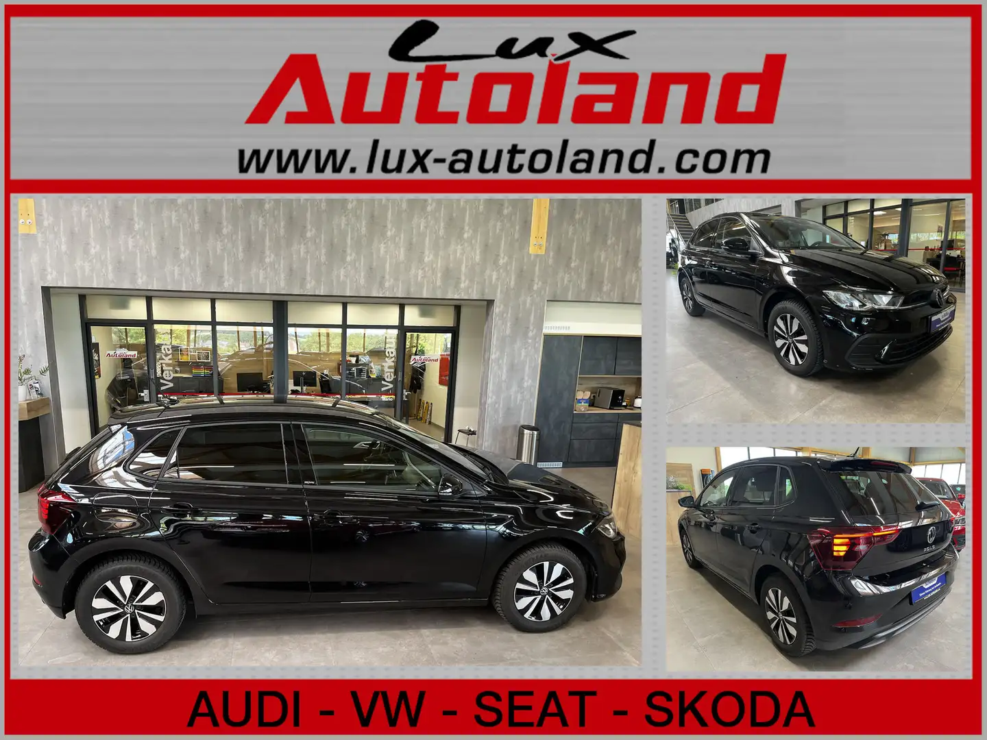 Volkswagen Polo Move 1.0 TSI DSG App LED Shzg ACC Climatro Noir - 1
