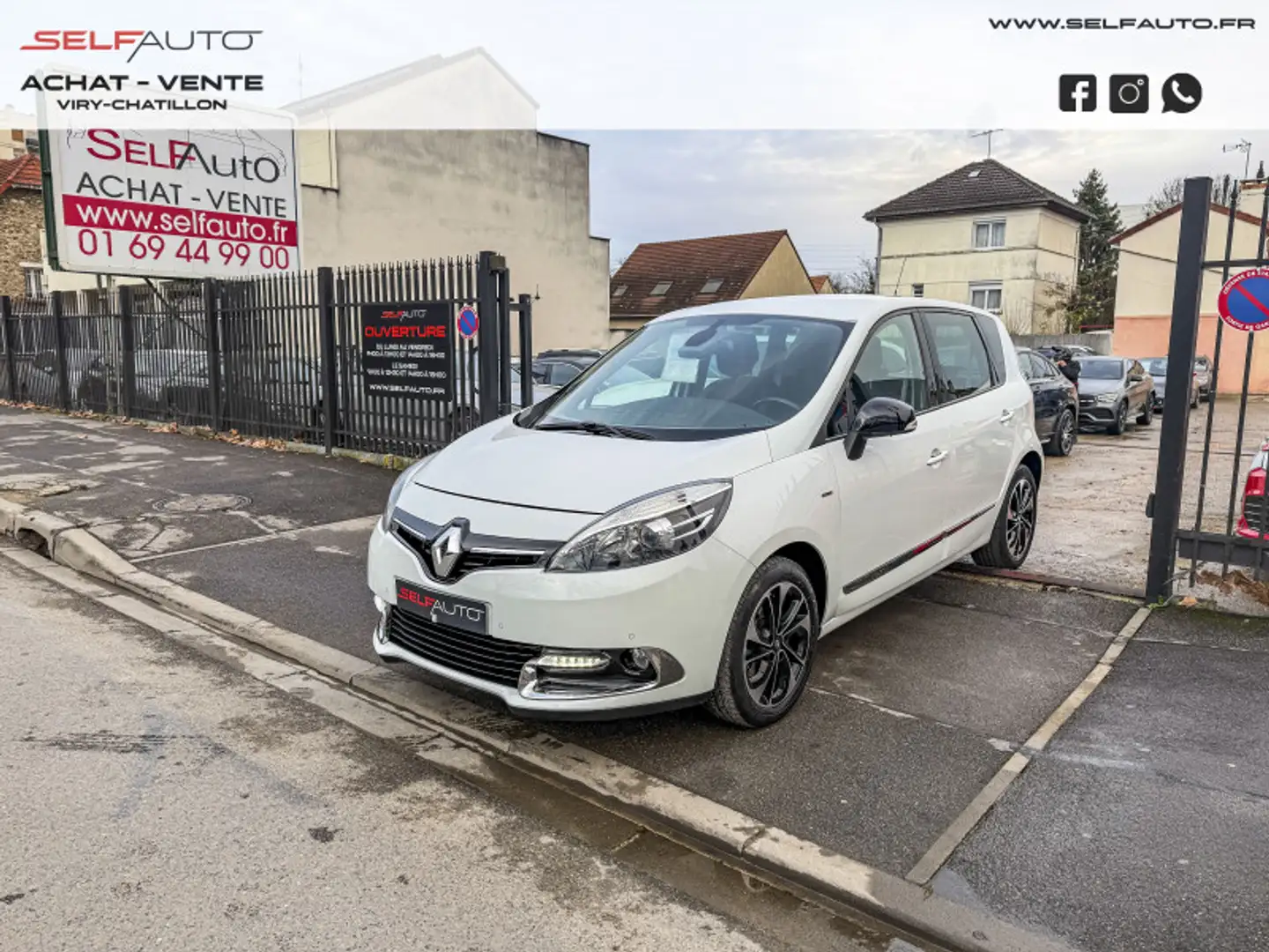 Renault Scenic 1.5 DCI 110CH ENERGY BOSE ECO² 2015 Blanc - 1