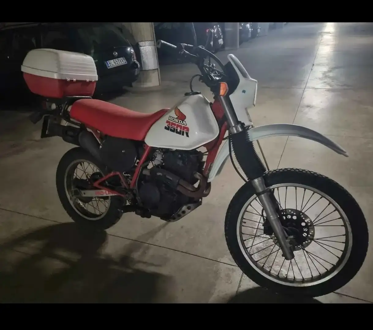 Honda XL 350 Blanc - 1