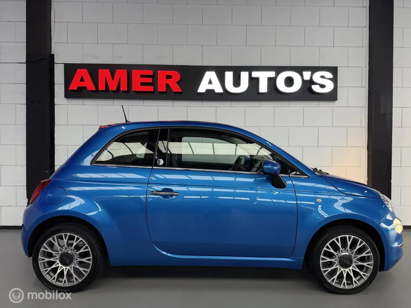 Fiat 500 1.2 4 cilinder/Pano/BOM vol opties/Unieke kleur/TO Bleu - 2