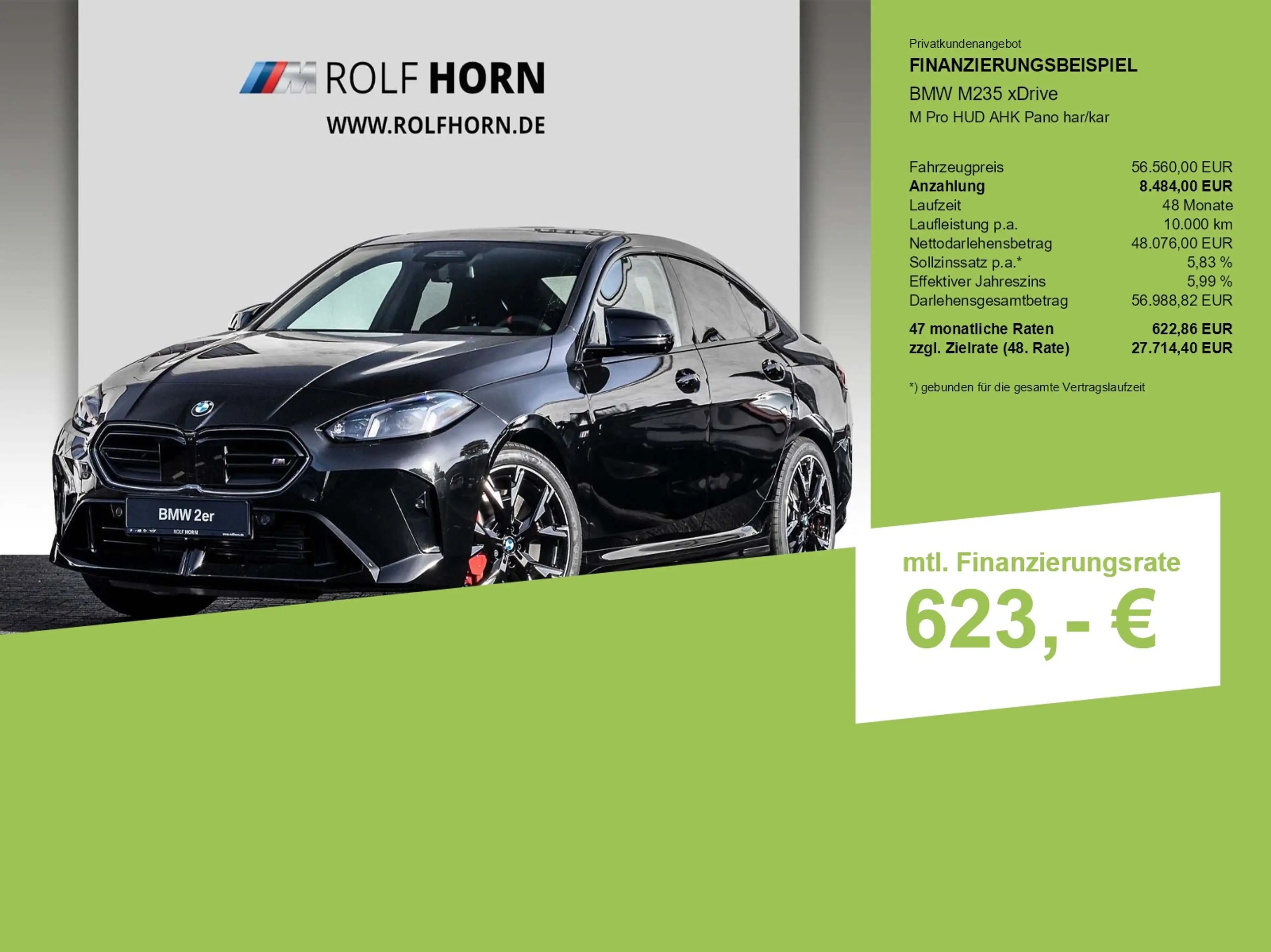 BMW 235 M235i xDrive Gran Coupe M Sport HUD AHK Pano SHZ — photo 3