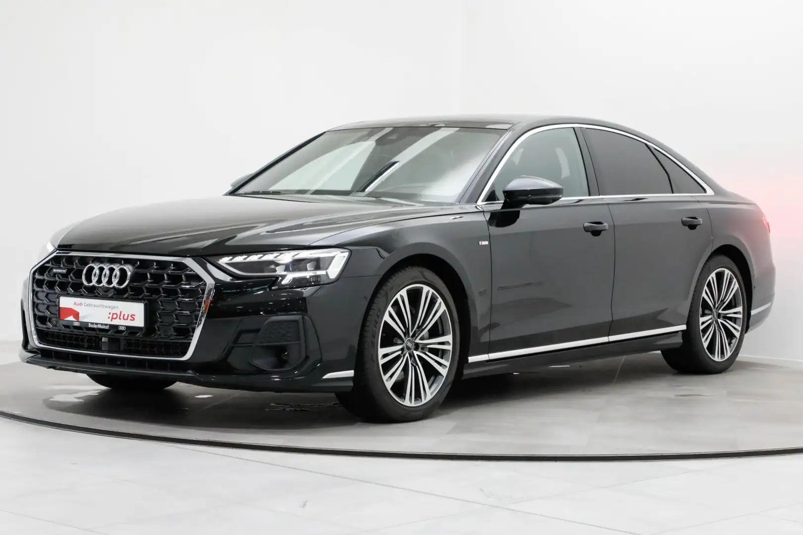 Audi A8 50 TDI quattro S line B&O StdHzg Pano Matrix Schwarz - 2