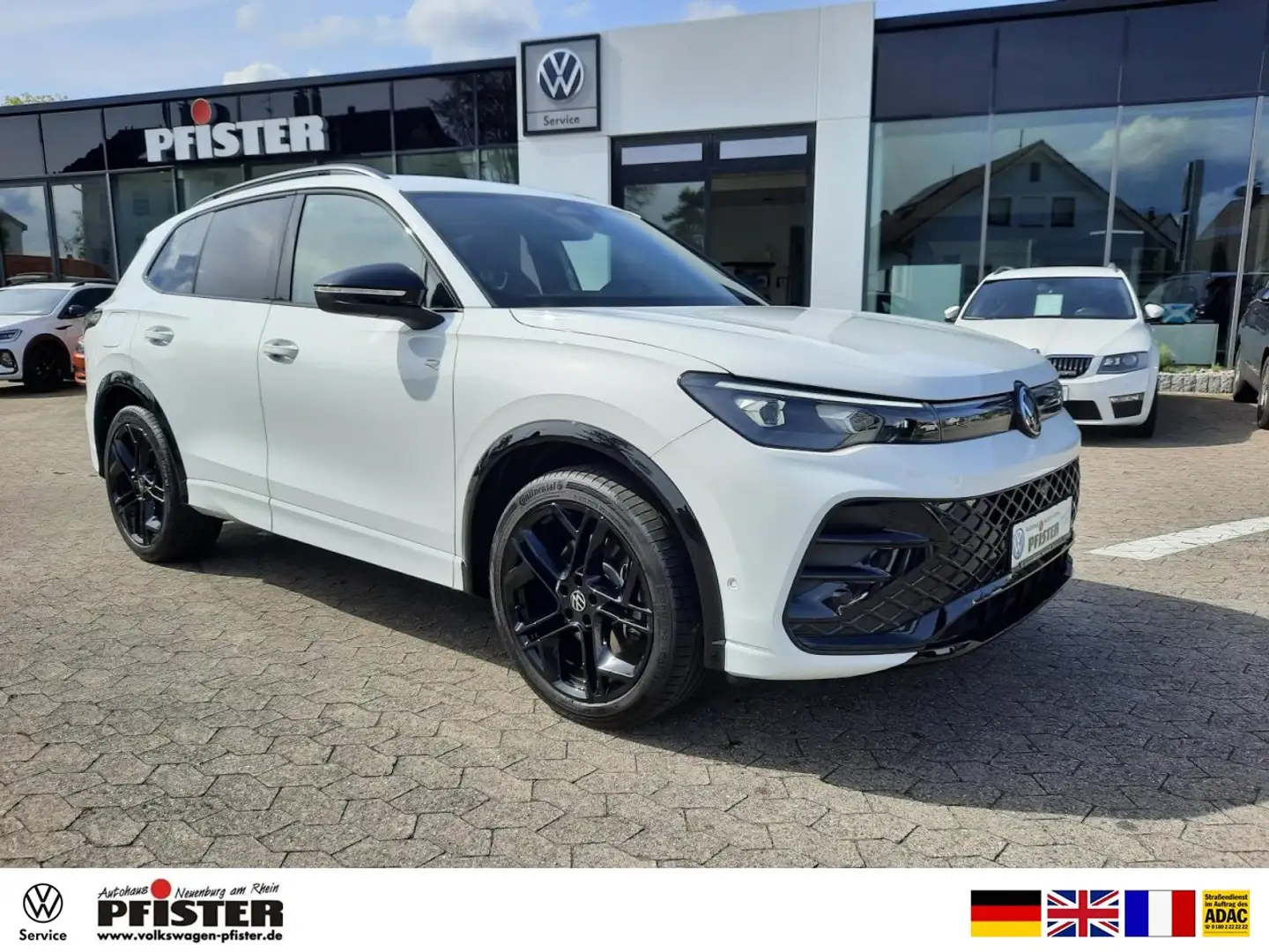 Volkswagen Tiguan 2.0TDI R-Line Black Style IQLight AHK uvm Klima Blanco - 1