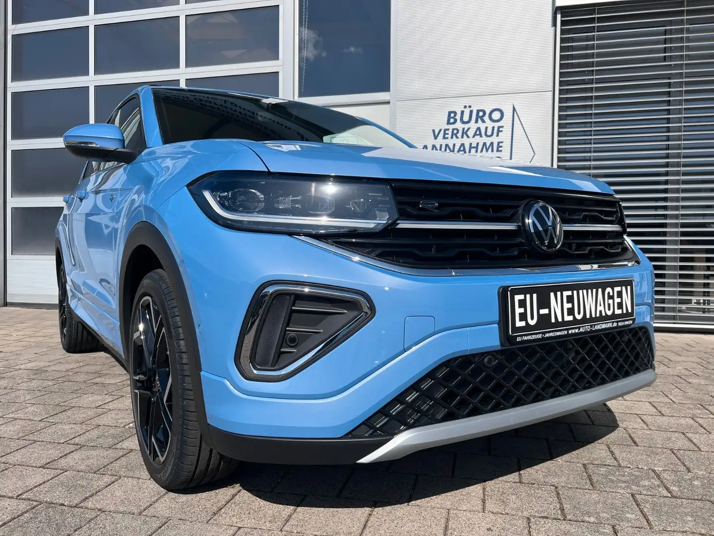 Volkswagen T-Cross 1.5 TSI OPF DSG R-Line KAM AHK MATRIX Blau - 1