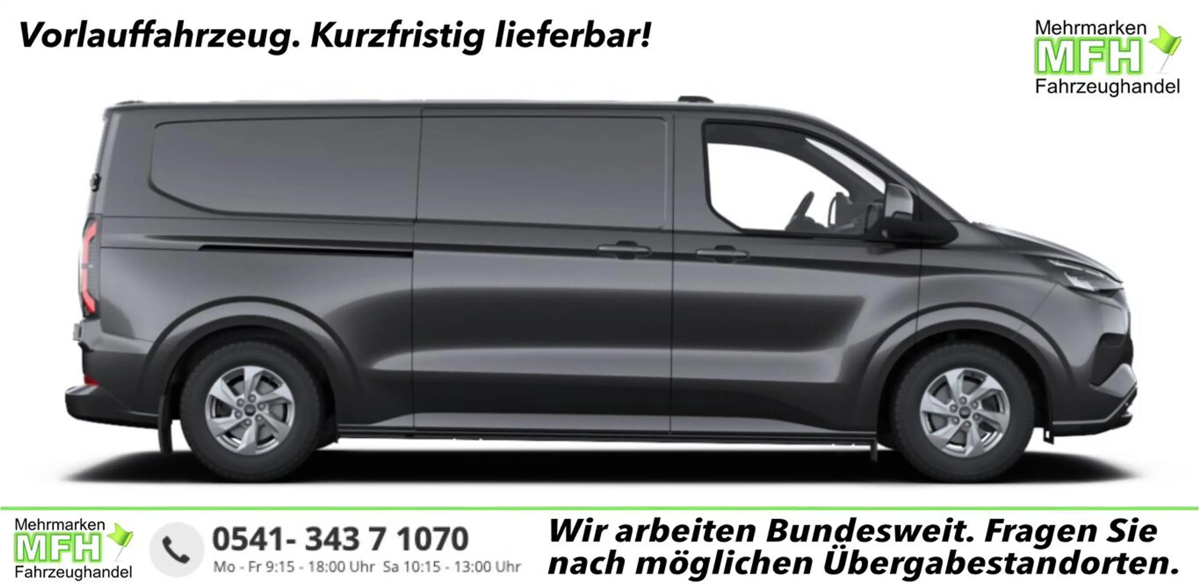 Ford E-Transit Custom Limited 71kWh L2 ProPower LED 160 kW (21...