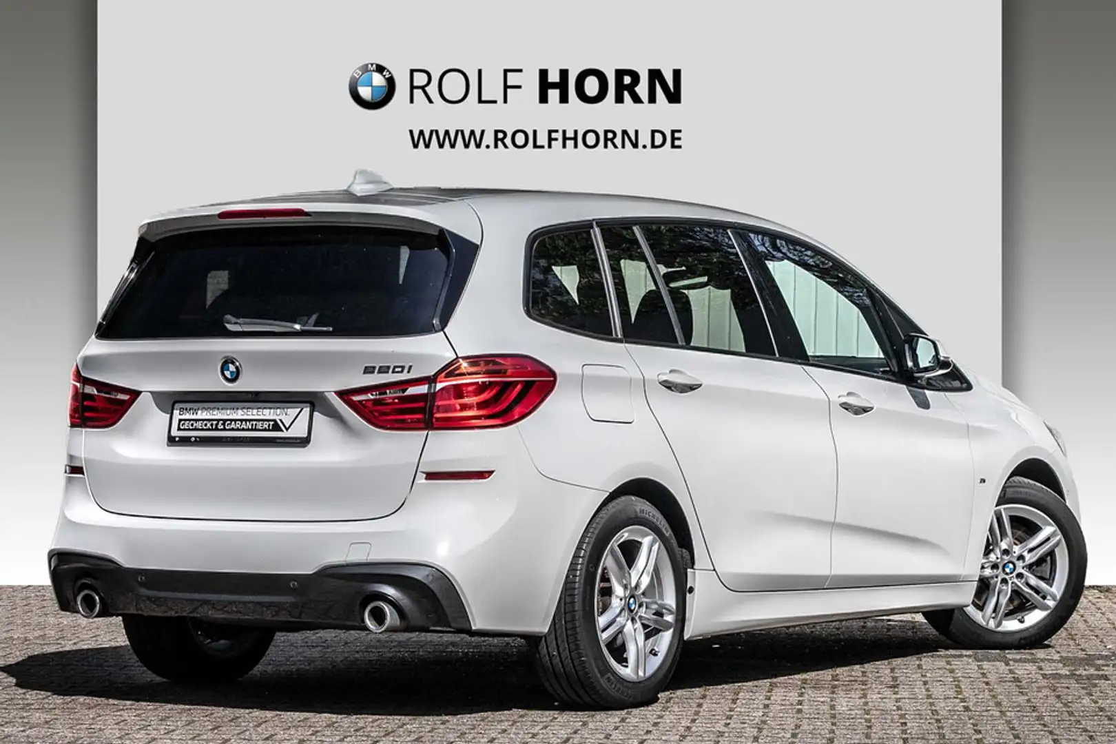 BMW 220 i Gran Tourer M Sport Autom Navi LED RFK SHZ Blanco - 2