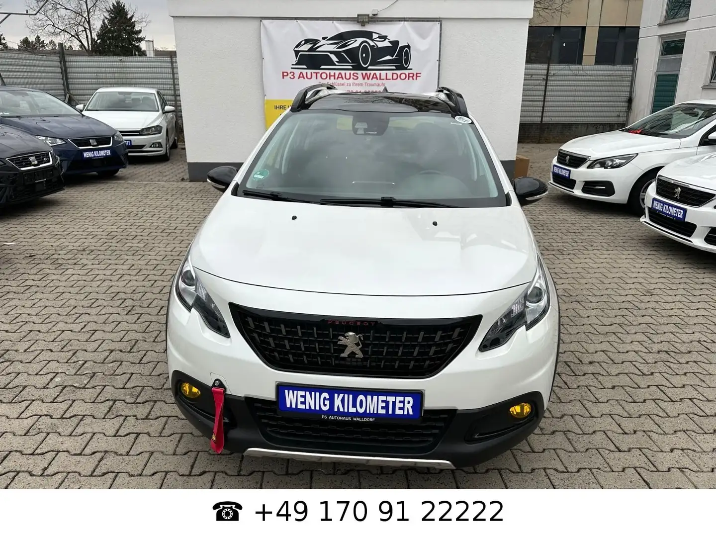 Peugeot 2008 Allure PureTech 110 Stop&S*KAM*PAND*NEU ZAHNRIME Weiß - 2