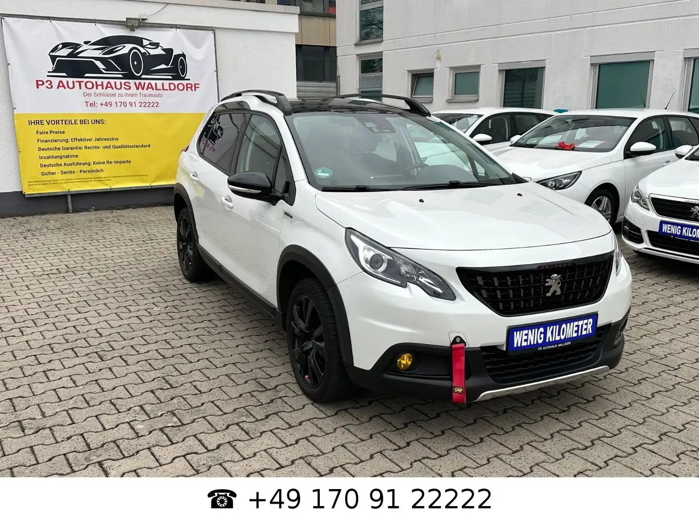Peugeot 2008 Allure PureTech 110 Stop&S*KAM*PAND*NEU ZAHNRIME Weiß - 1