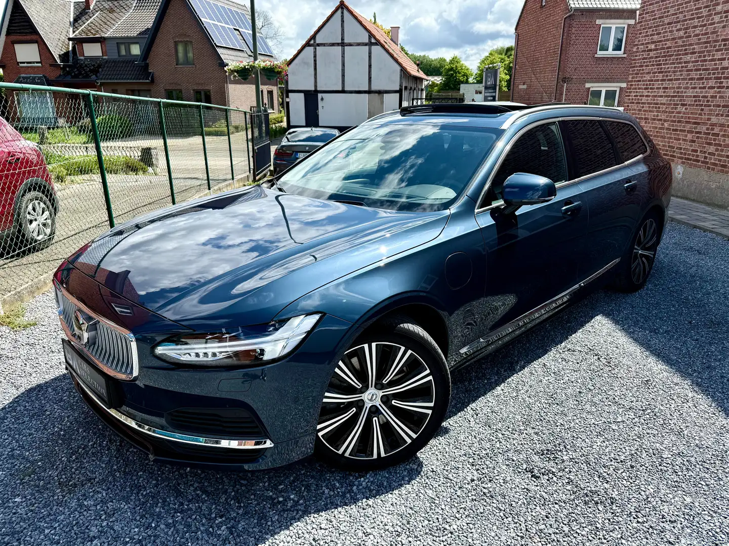 Volvo V90 2.0 T6 AWD PHEV Ultimate Bright | Massage! | Full! Bleu - 1