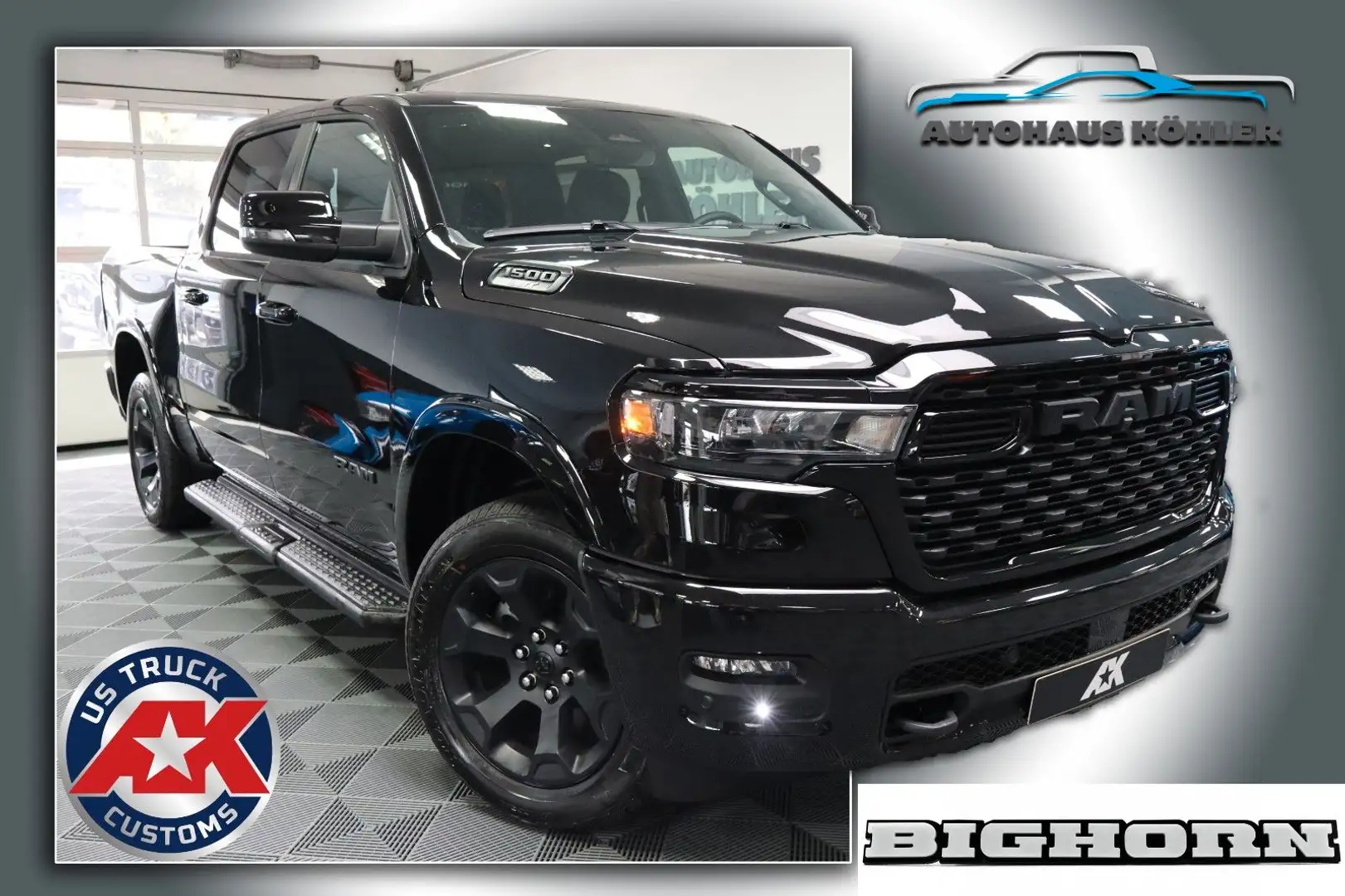 Dodge RAM Bighorn Night 12 Zoll,Pano,My2025 Schwarz - 1
