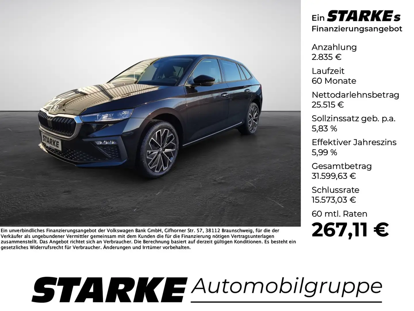 Skoda Scala 1.0 TSI DSG Tour Schwarz - 1