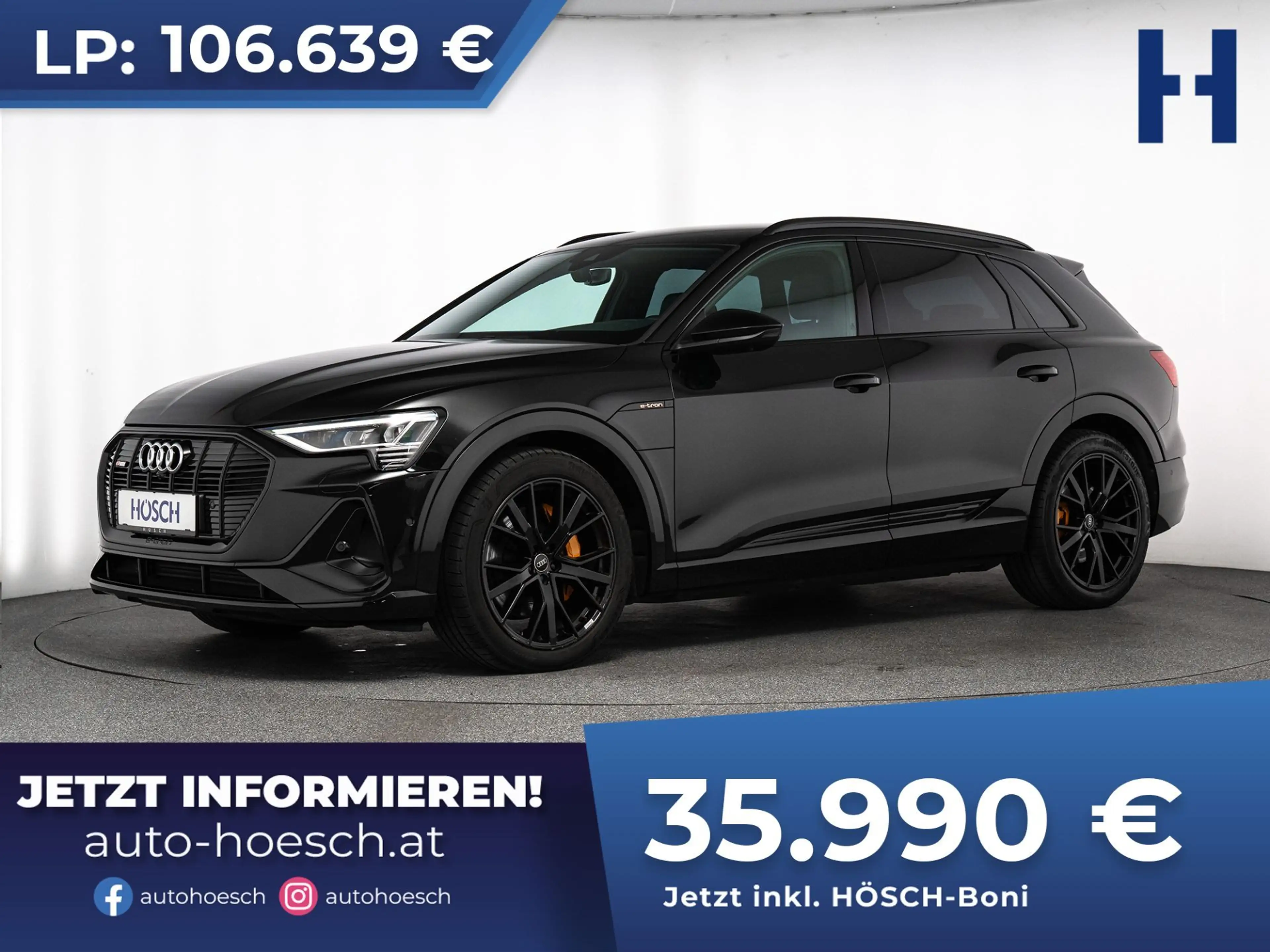 Audi e-tron 55 S-LINE BLACK LEDER 360° B&O ASSISTENZ ANGEBOT