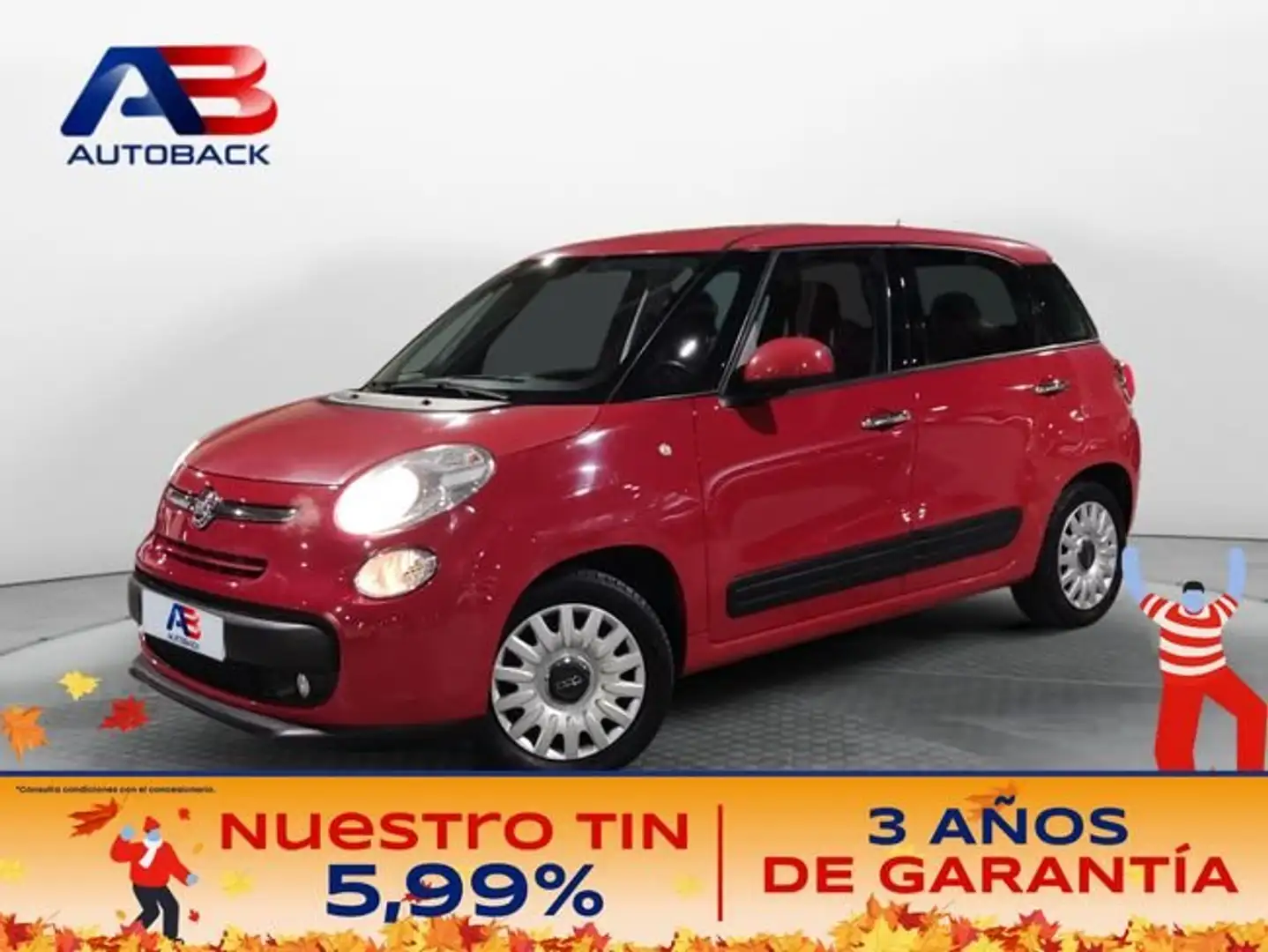 Fiat 500L 1.4 Pop Star Rojo - 1
