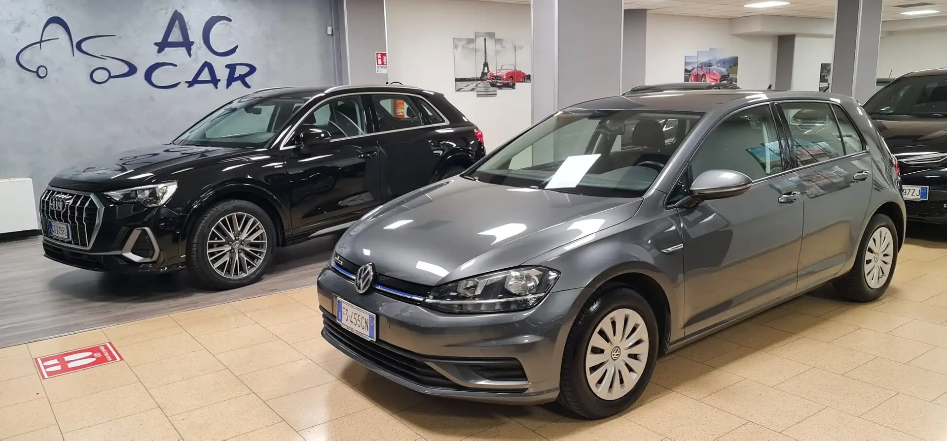 Volkswagen Golf Golf VII 2017 5p 5p 1.4 tgi Trendline 110cv Grigio - 1