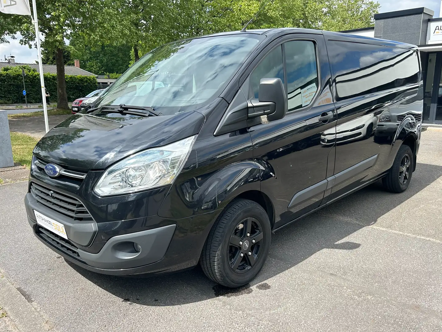 Ford Transit Custom 2.2TDCi, 6/2014, 169.170km, Airco, Keuring V VRKP Zwart - 1