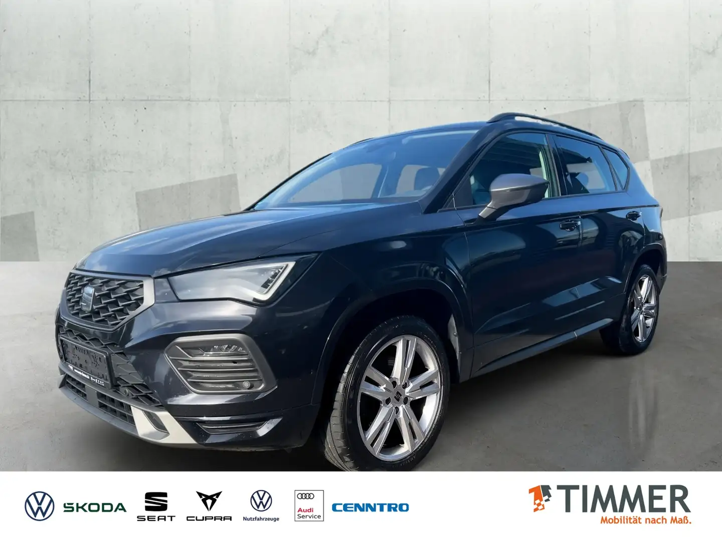 SEAT Ateca 2.0 TDI DSG FR-LINE *BEATS *LED *ACC *STHZG *NAVI Zwart - 1