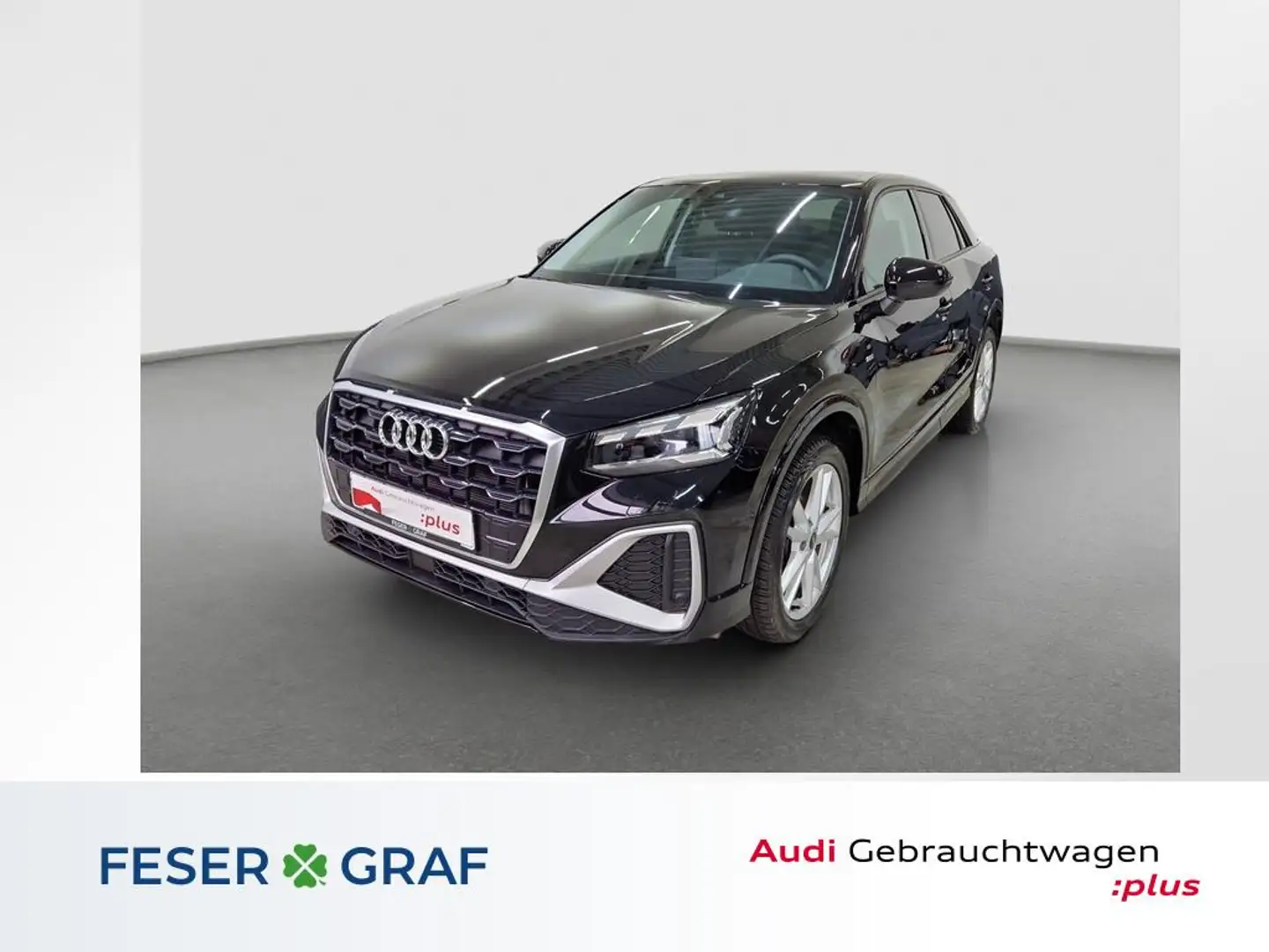Audi Q2 S line 35 TFSI S tronic Matrix Pano Navi Schwarz - 1