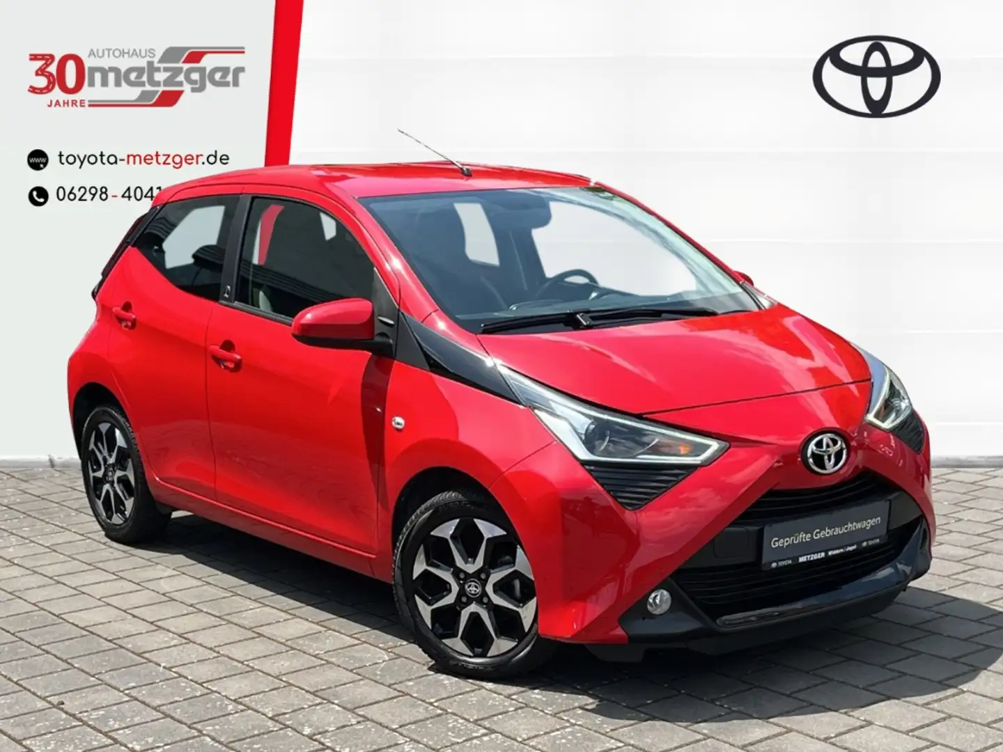 Toyota Aygo 1.0 AUTOMATIK X-Play Team D +Klima +Kamera Rot - 1