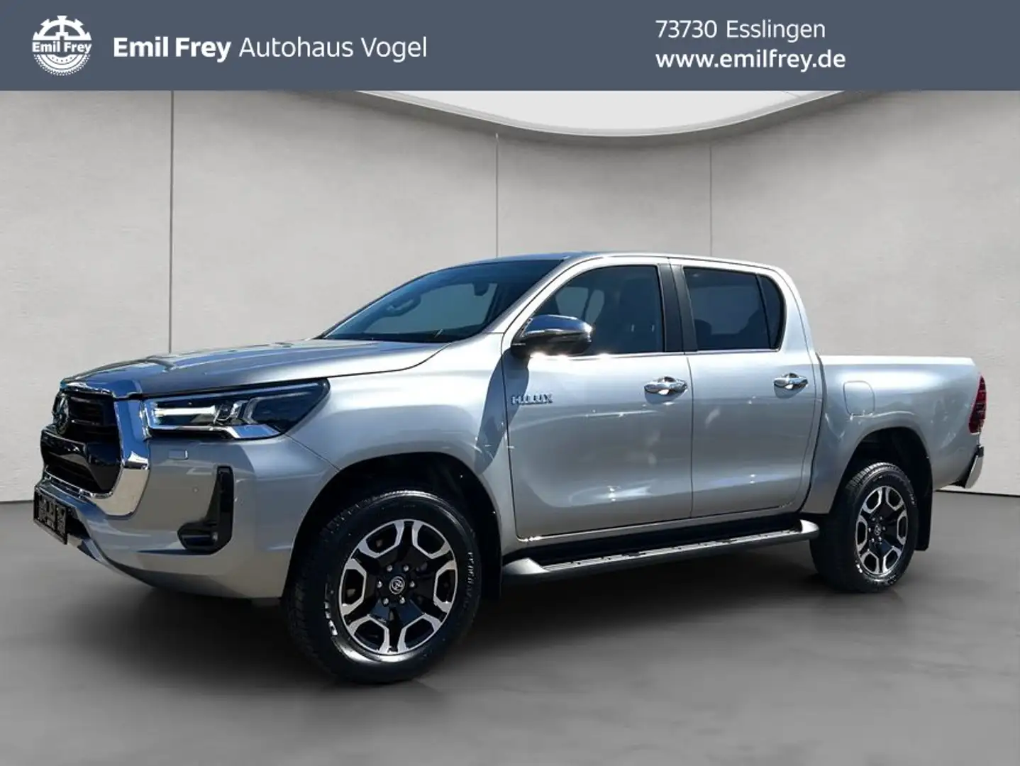 Toyota Hilux HiLux 2.8 D4-D 4x4 Double Cab MHEV Autm. Zilver - 1