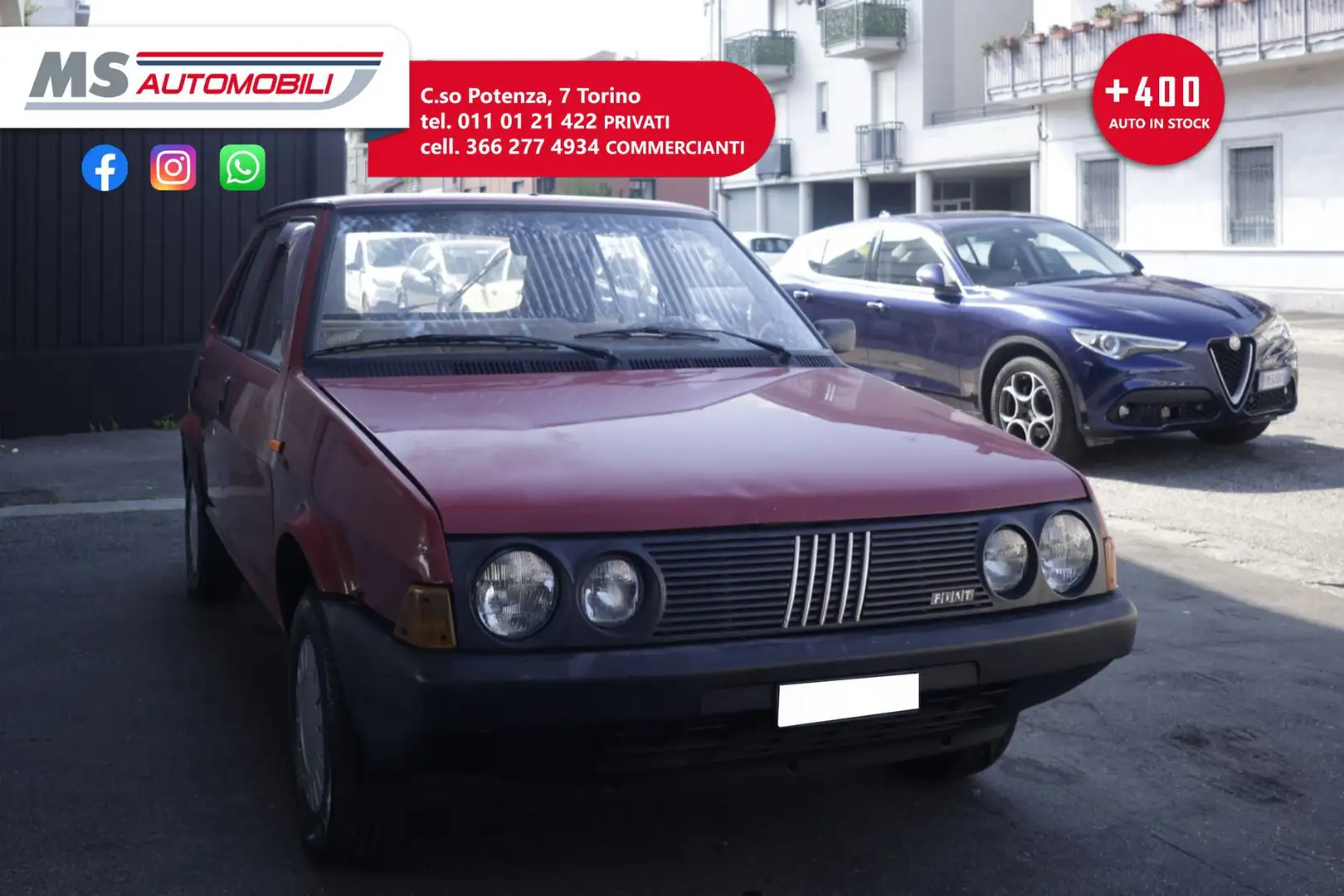 Fiat Ritmo FIAT Ritmo 60 5 porte  ANNO 1982 Unicoproprietario Rouge - 1