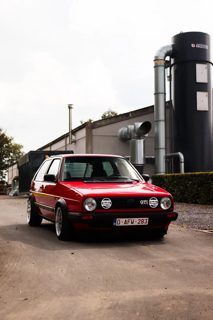 Volkswagen Golf GTI mk2 gti 16v silverstone edition nr 0855/1000 Rood - 1