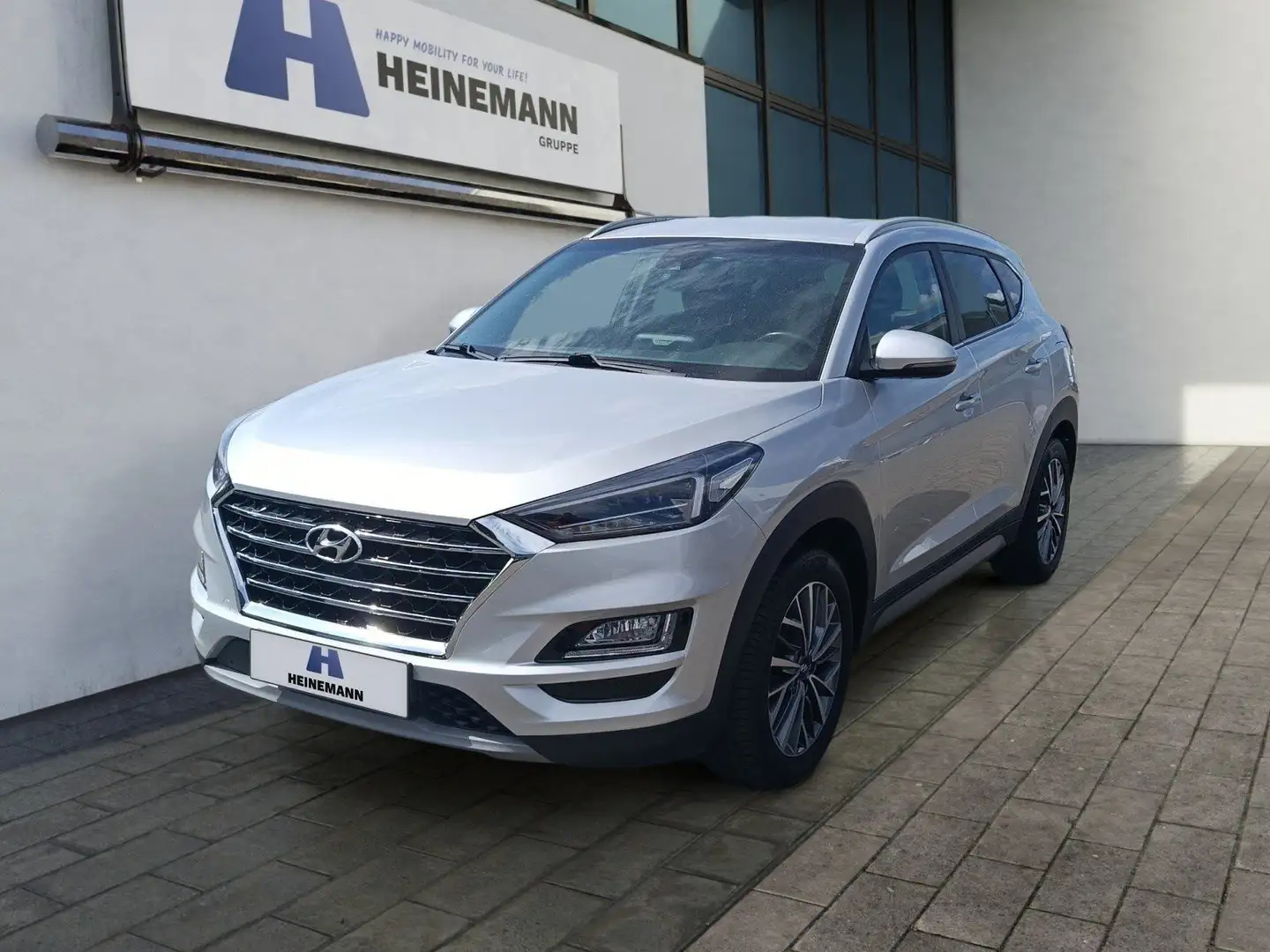 Hyundai TUCSON 1.6 TGDI DCT 177PS -NAVI-SITZHZ-AHK- Silber - 1