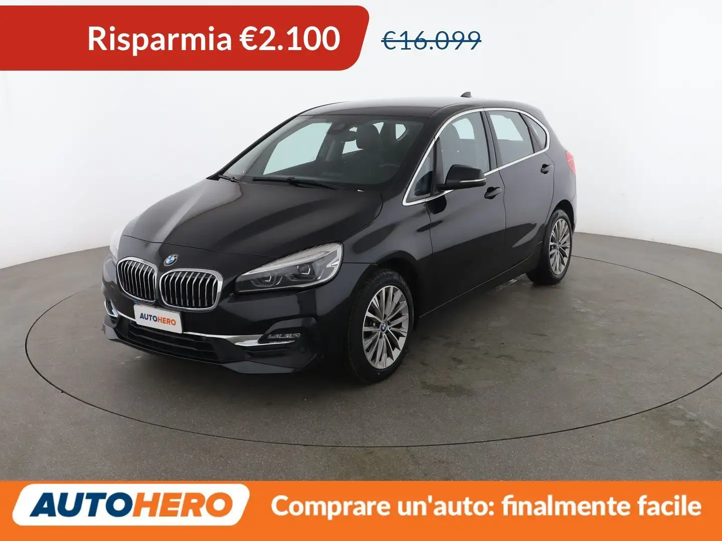 BMW 216 216d Active Tourer Luxury Schwarz - 1