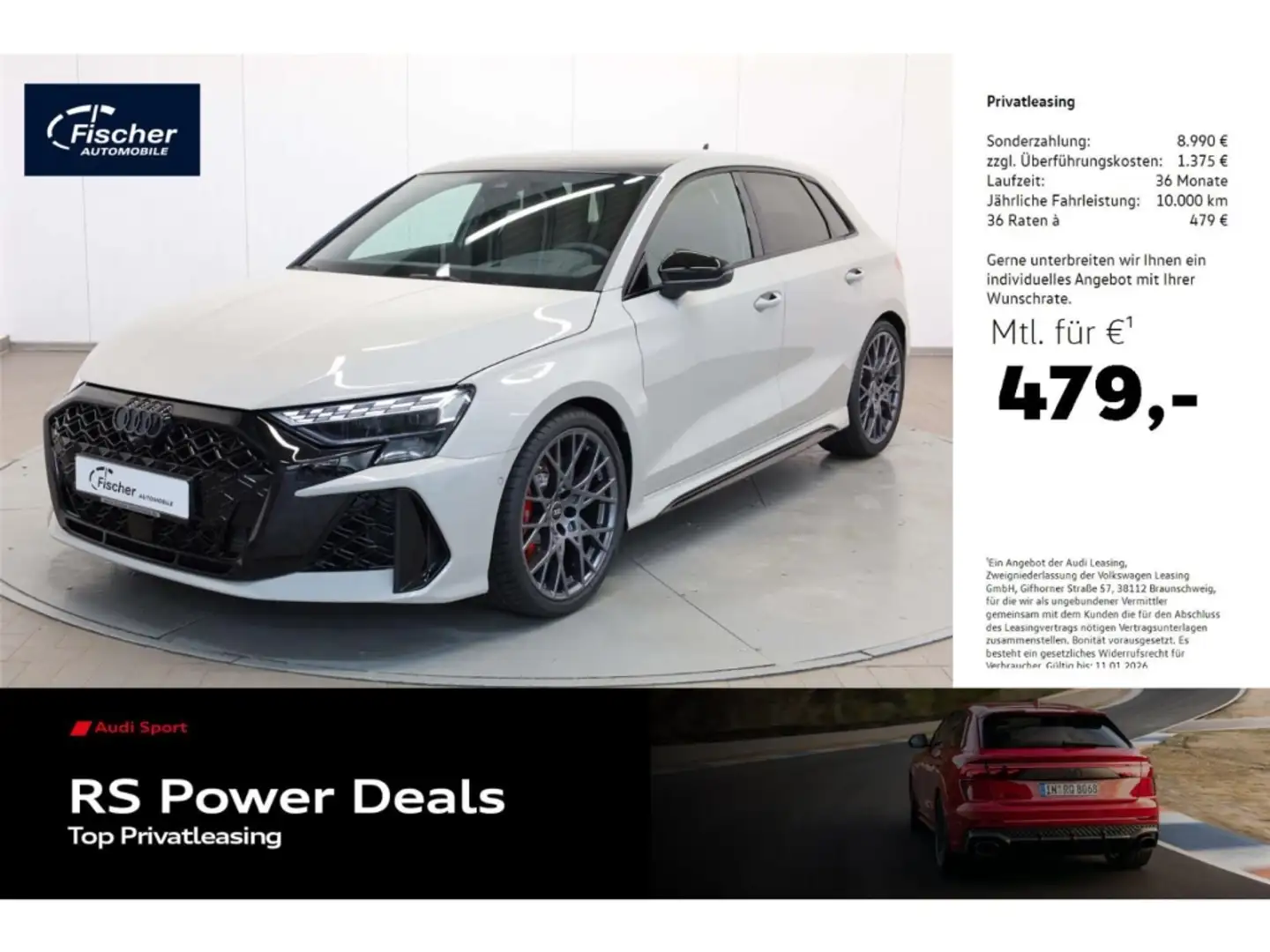 Audi RS3 Sportback TFSI quattro Beige - 1