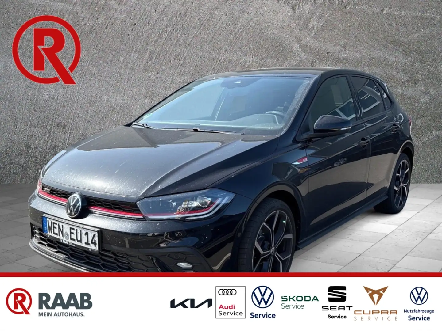 Volkswagen Polo VI GTI 2.0 TSI PDCv+h 2-Zonen-Klimaautom SHZ Rückf Schwarz - 1