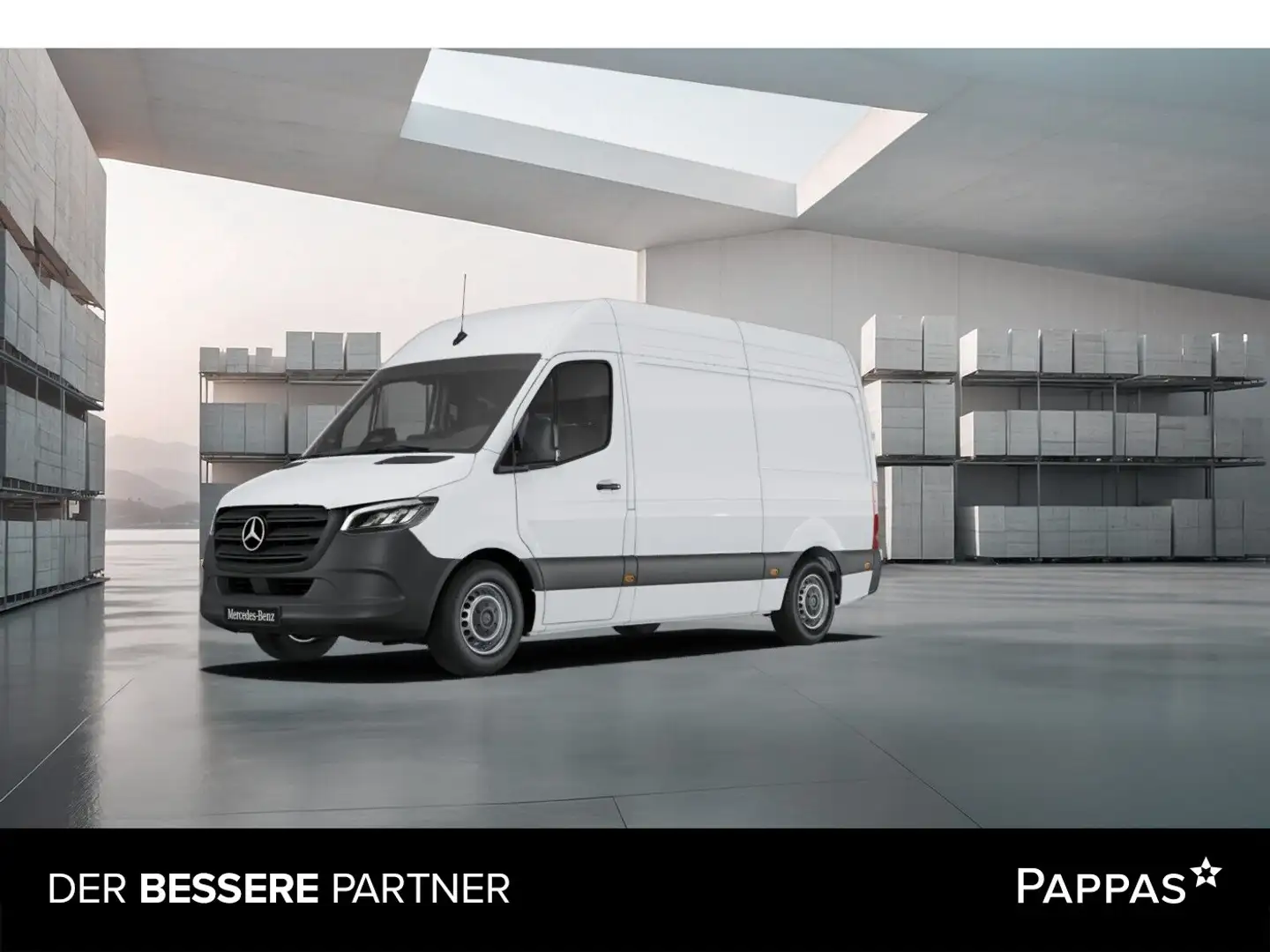 Mercedes-Benz Sprinter 315 CDI Kasten Hochdach 3665 Aut.AHK 2,8t Weiß - 1