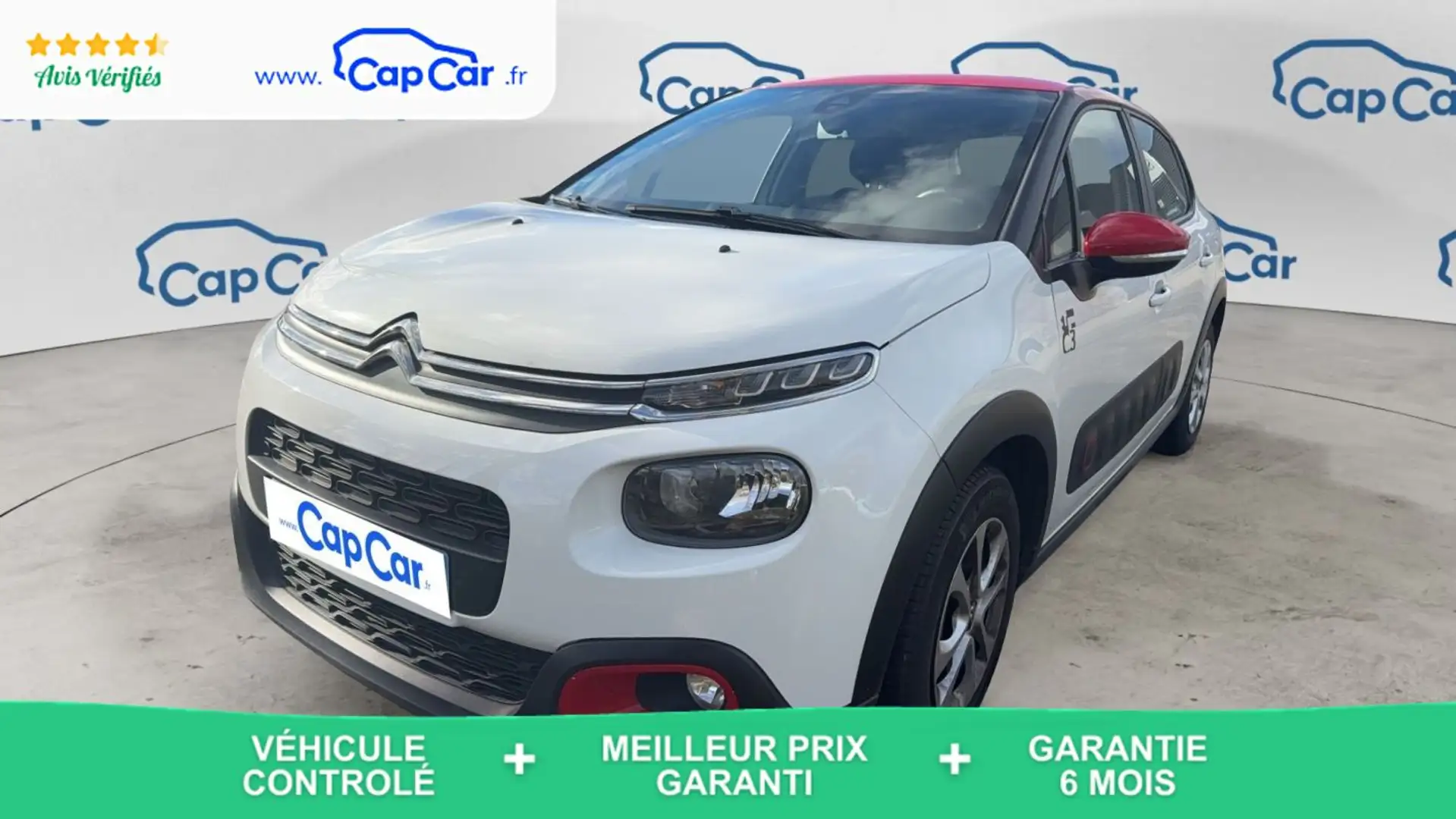 Citroen C3 1.2 Puretech 82 Clim Blanc - 1