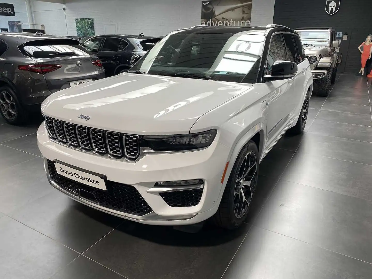 Jeep Grand Cherokee 2.0 Turbo 4xe PHEV Summit FULL OPTION Weiß - 1