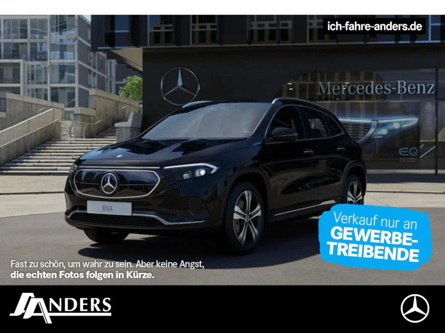 Mercedes-Benz EQA 250 ELECTRIC ART+MBUX+LED+Kamera+Key+EASY-P. Schwarz - 1
