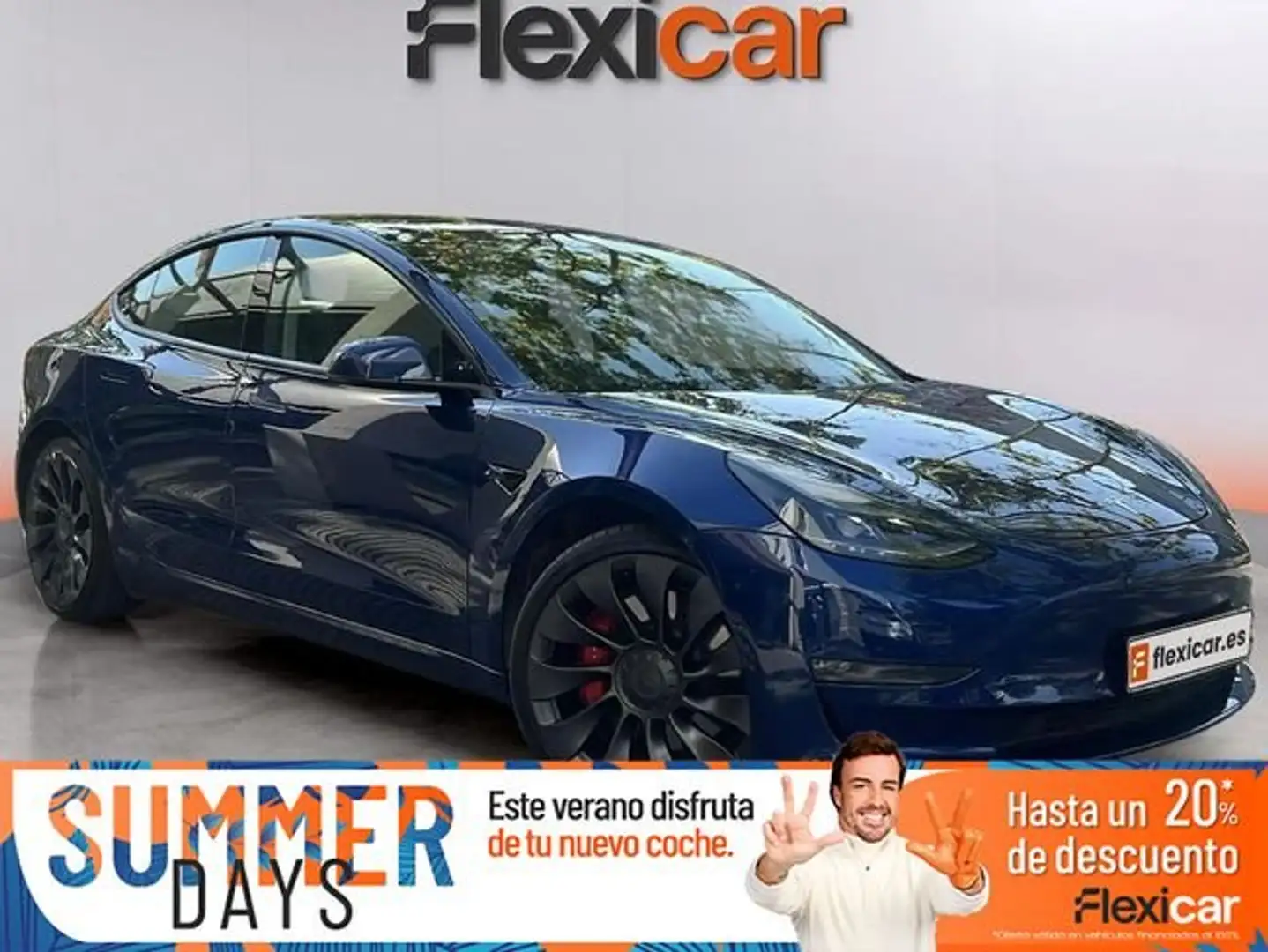Tesla Model 3 Performance AWD Kék - 1
