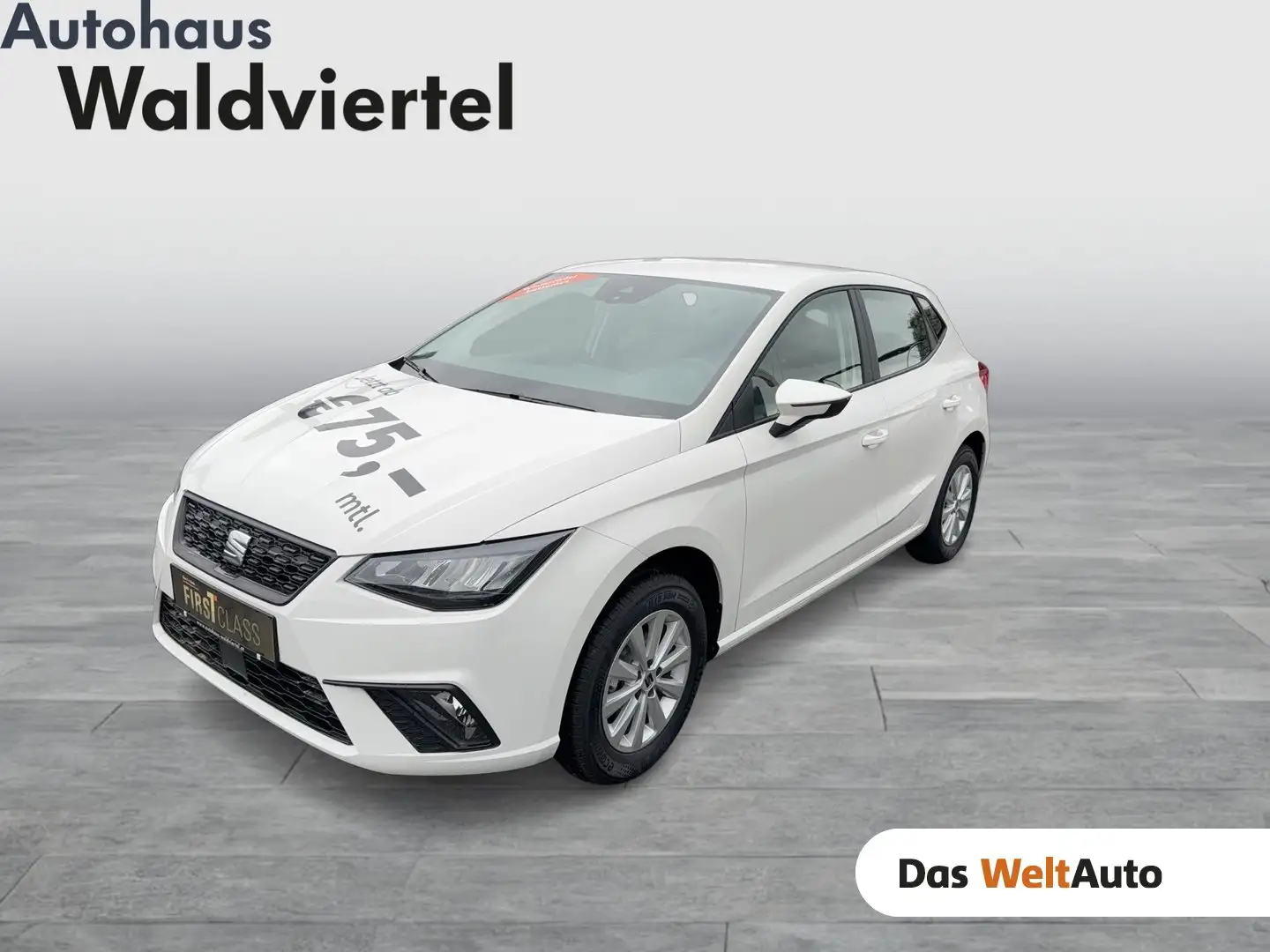 SEAT Ibiza Reference 1.0 TSI Weiß - 1
