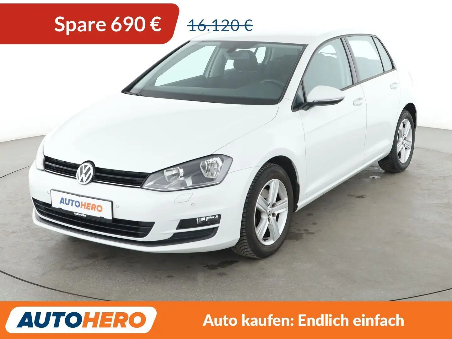 Volkswagen Golf 1.4 TSI Comfortline BMT Aut.*TEMPO*PDC* Blanc - 1