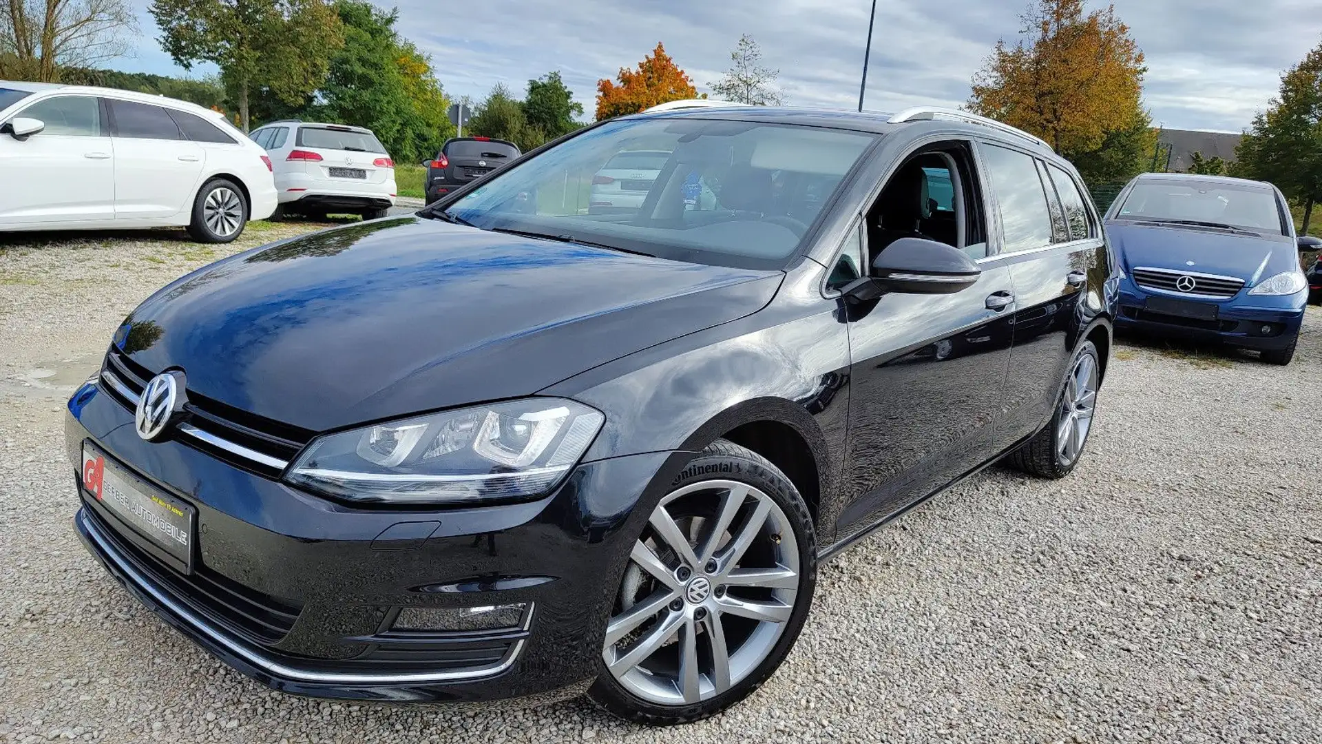 Volkswagen Golf VII 1.4 TSI Var. Highline  Xenon*Leder*Navi Schwarz - 1