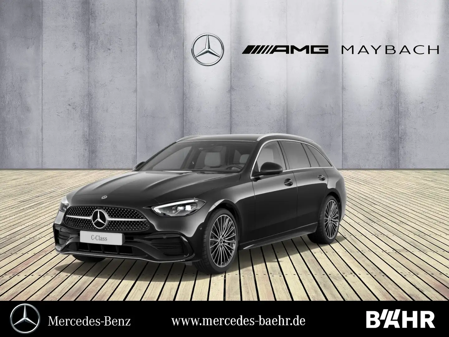 Mercedes-Benz C 220 C 220 d 4M T AMG/MBUX/AHK/Distronic/360°/LMR-19" Schwarz - 1