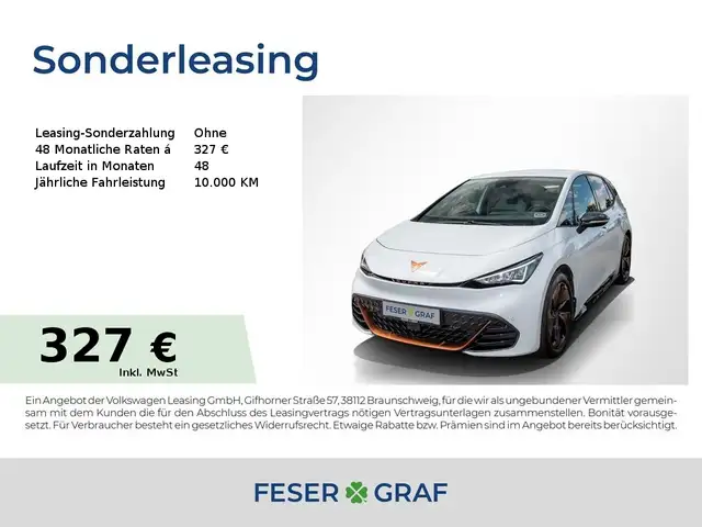 CUPRA Born electric 150 kW LED/RFK/NAVI/SHZ/FULL LINK