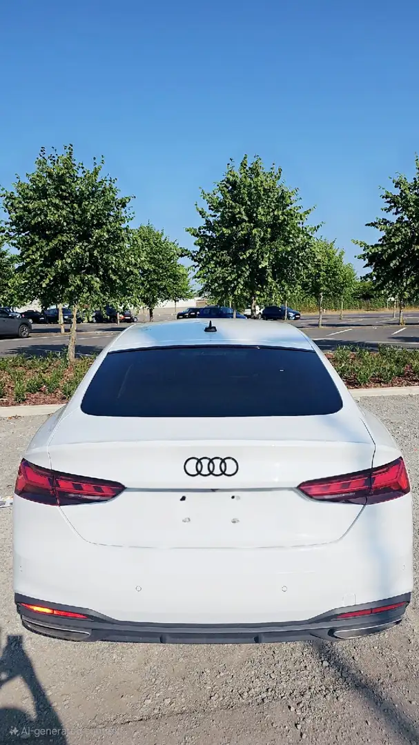 Audi A5 Sportback 35 TDI S tronic line Blanc - 2