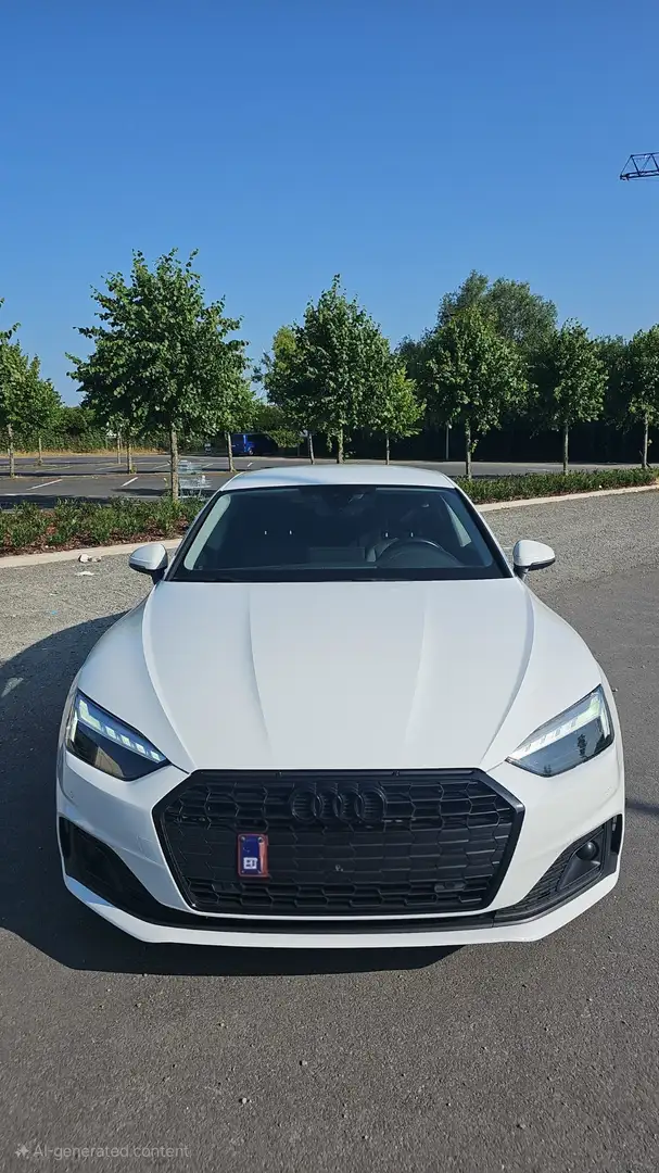 Audi A5 Sportback 35 TDI S tronic line Blanc - 1