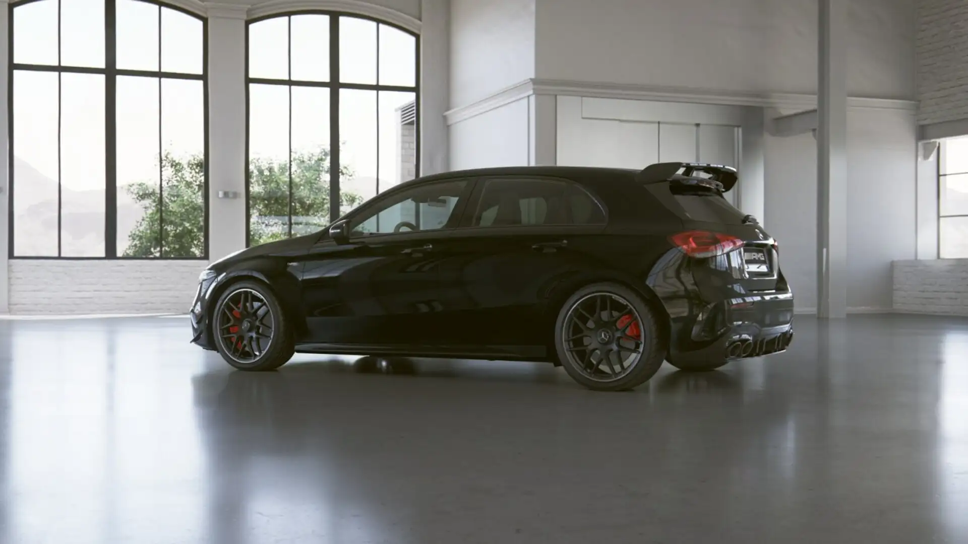 Mercedes-Benz A 45 AMG A 45 S AMG 4M+ AERO+NIGHT+PERF-S+PANO+BURME+MLED Schwarz - 2