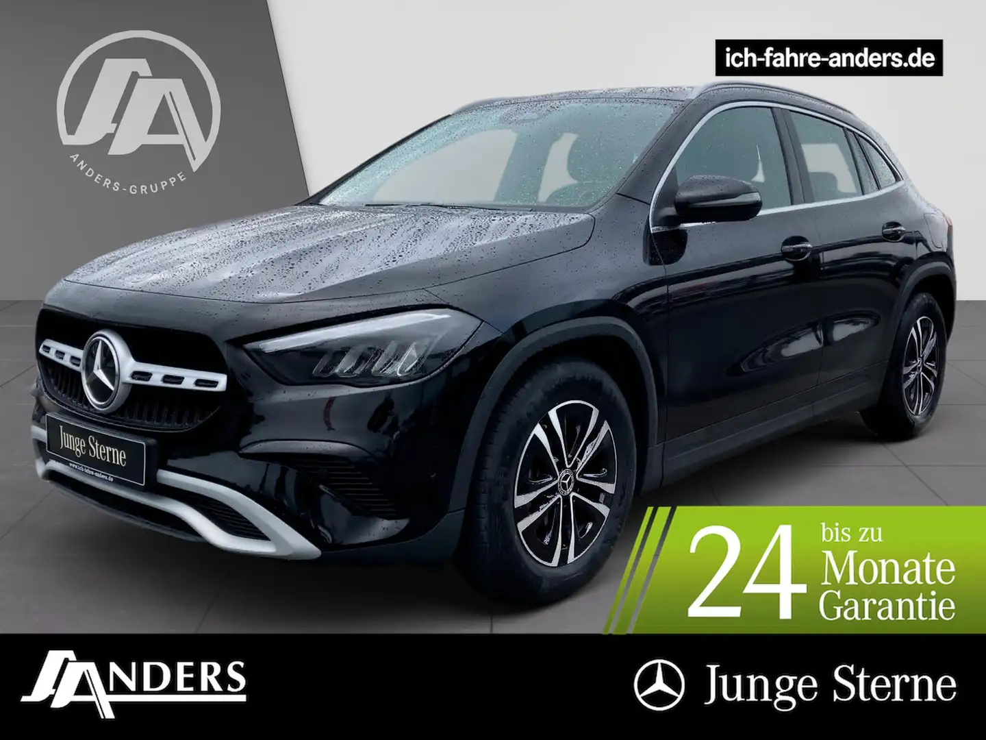 Mercedes-Benz GLA 180 Adv+MBUX+SHZ+LED+PDC+Kamera+Tempomat+DAB Zwart - 1