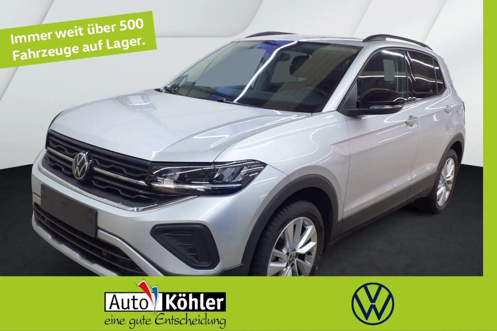 Volkswagen T-Cross GOAL TSI CarPlay/Virt/ACC/LED/Navi/PDC Silber - 1