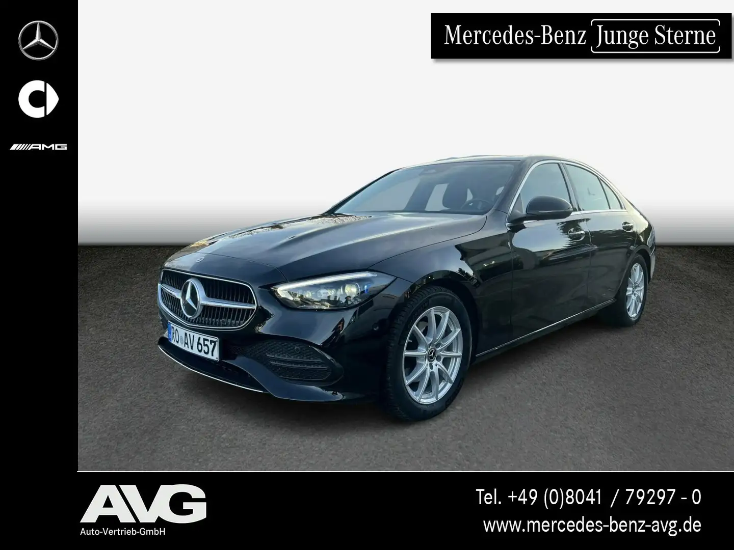 Mercedes-Benz C 180 C 180 AVANTGARDE AHK DIGITAL Light Sound RF AR Černá - 1