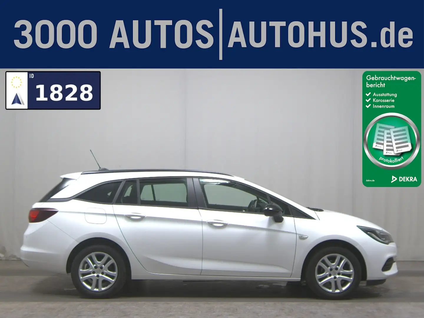Opel Astra ST 1.2 Turbo Edition Navi DAB Weiß - 1