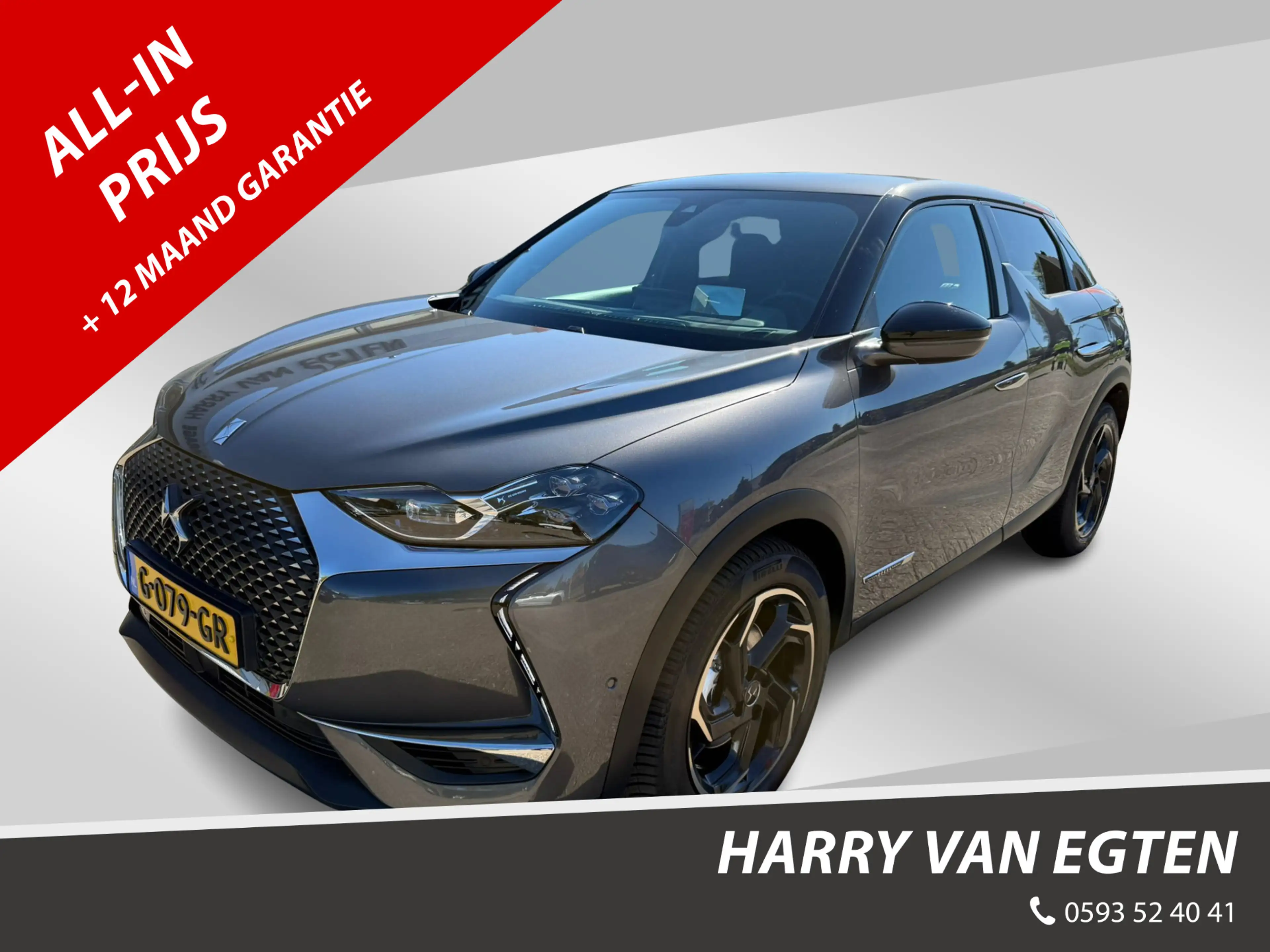 DS Automobiles DS 3 Crossback 1.2 Grand Chic 130pk Automaat | Leder | Navi | Cam